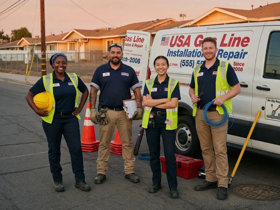 Gas Line Installation company in Davenport, OK